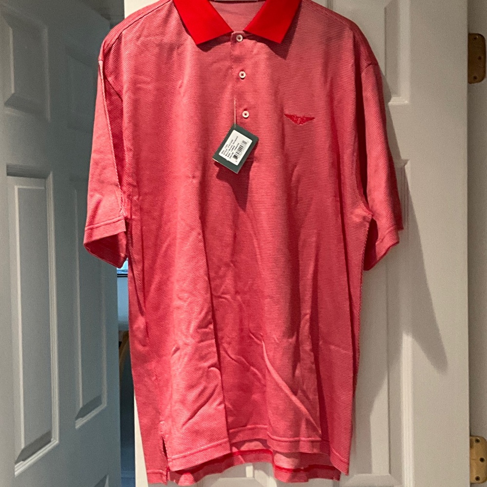 Fairway & Greene Red Polo Shirt